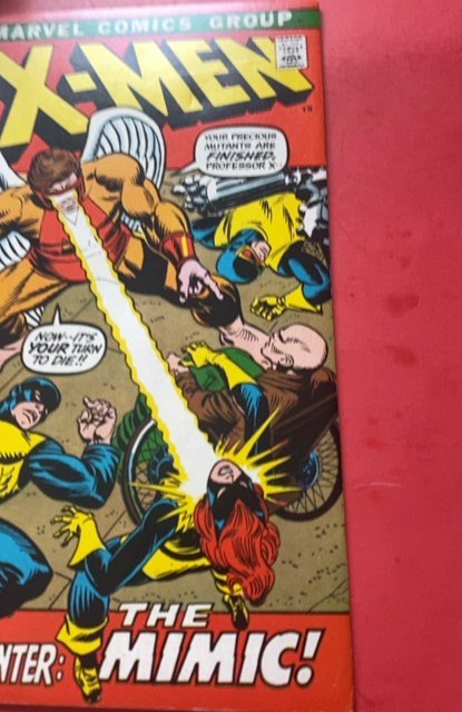 The X-Men #75 (1972) renter the mimic upper mid grade