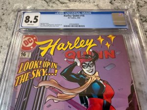Harley Quinn # 16 CGC Graded 8.5 DC Comic Book 2002 Batman Joker Gotham JH27