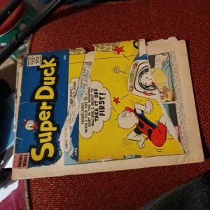 Super Duck Comics 68 Archie Mlj 1956 Silver Age Funny Animal Cartoon book