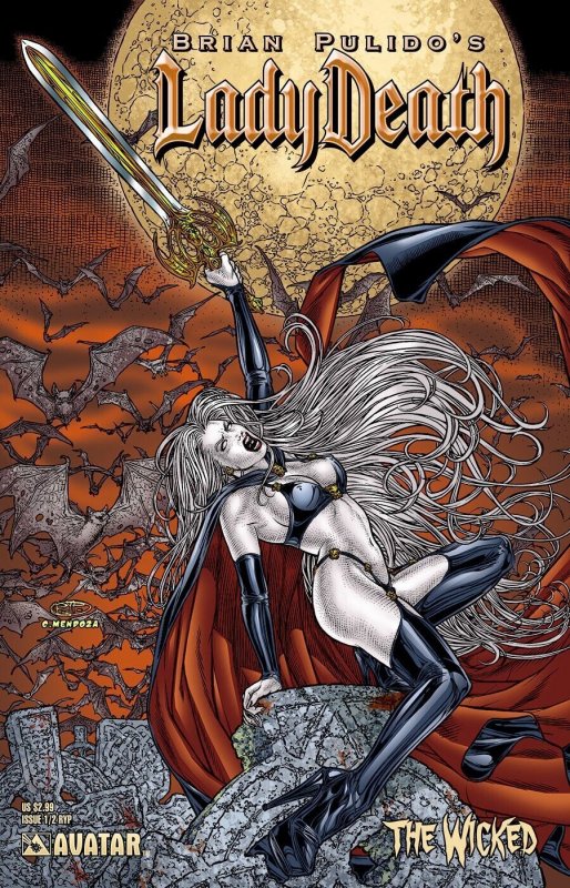 Lady Death The Wicked # 1/2 Juan Jose RYP Variant Cover !!! VF/NM