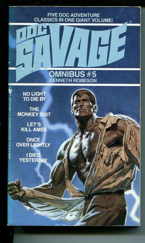 Doc Savage Omnibus #5-Bantam-5 pulp novels-VF