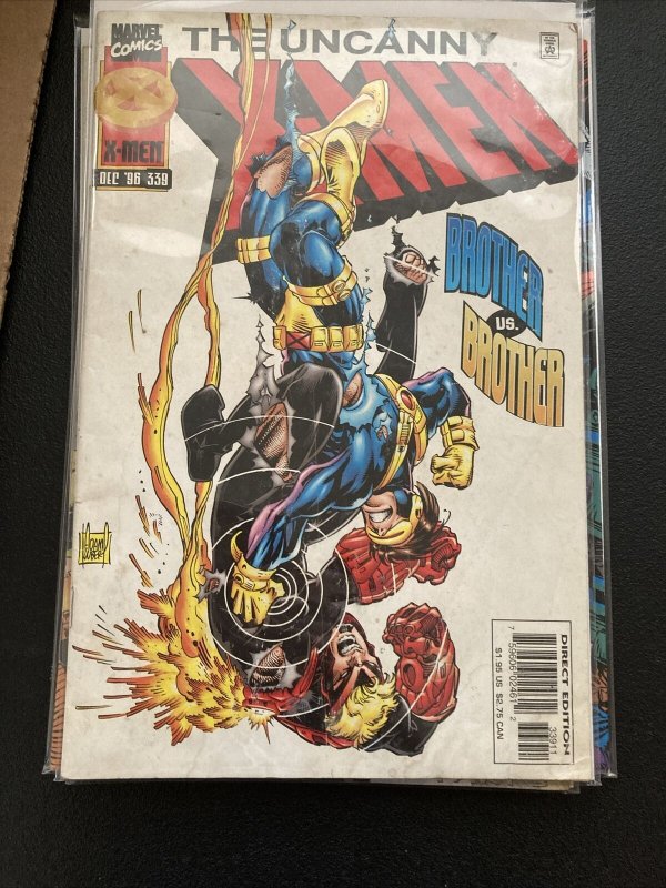 The Uncanny X-Men #339, 317, 238, 176, 178 VG F