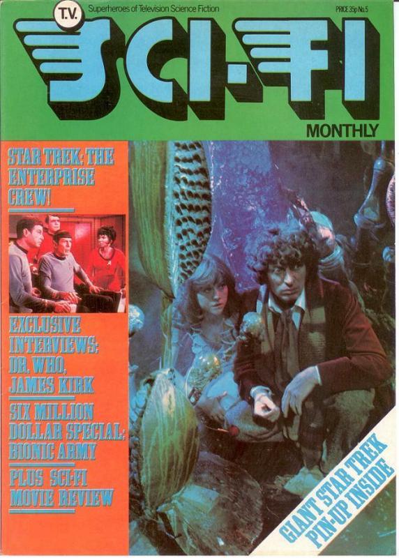 TV SCI FI MONTHLY 5 F-VF 1976 DR WHO CVR; INTERVIEWS: E