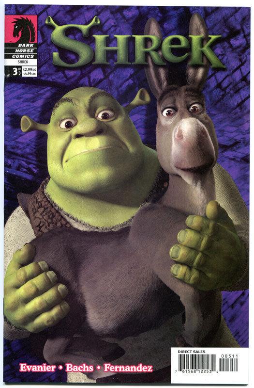 SHREK #1 2 3, NM+, Ogre, Donkey, Dragon, Troll, 1st, 2003, more in store