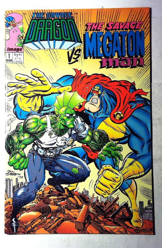 Savage Dragon vs. Savage Megaton Man Special #1 1993 Image 1st Print Comic Book