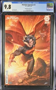 ABSOLUTE SUPERMAN #2 DC COMICS 2024 MATEUS MANHANINI VARIANT CGC 9.8 NM