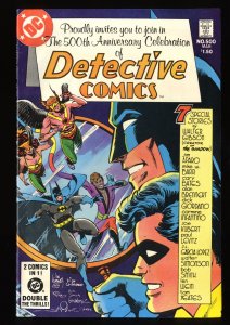 Detective Comics #500 VF+ 8.5 Batman's 500th Anniversary Celebration!