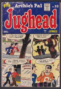 Jughead Comics #33 1.8 GD- Archie Comics - Dec 1955 Unknown 