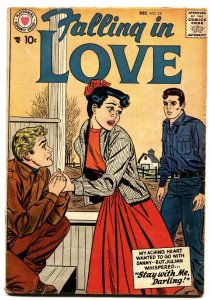 FALLING IN LOVE #15 comic book 1957-DC ROMANCE COMICS-COUNTRY LOVE