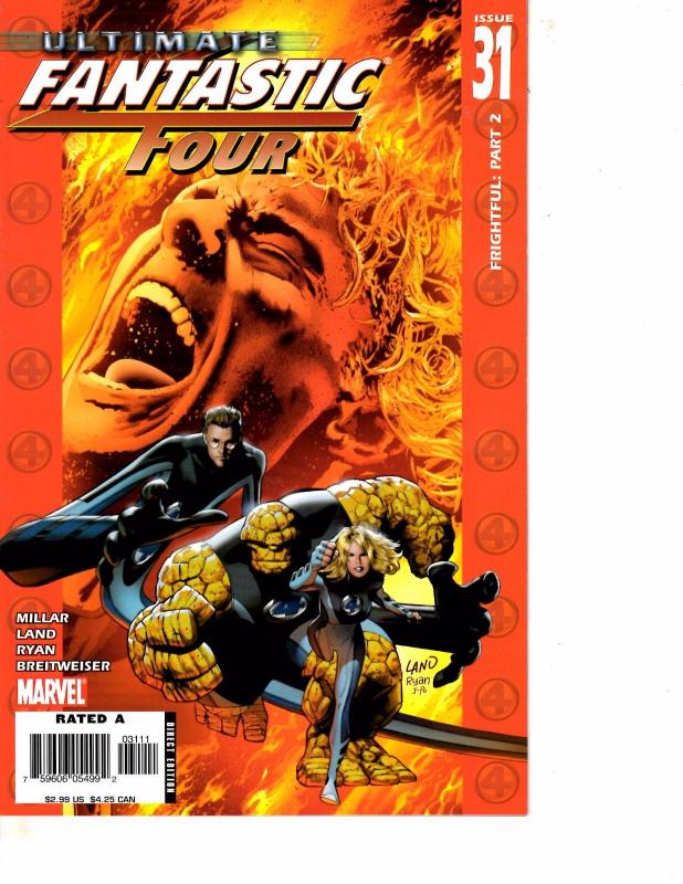 Lot Of 5 Ultimate Fantastic Four Marvel Comic Books #41 42 43 44 45 Thor   BF3