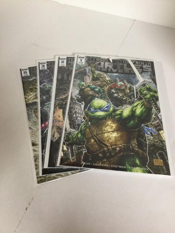 Teenage Mutant Ninja Turtles Universe 1 2 3 5 Lot Set Run Nm Near Mint IDW