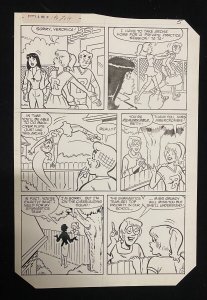 Betty And Me #146 Page 5 Original Comic Art Stan Goldberg