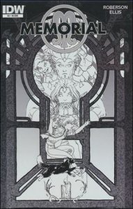 Memorial 2-B Michael WM Kaluta 1:10 Black & White Cover FN/VF