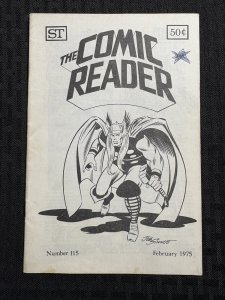 1975 COMIC READER Fanzine Magazine #115 VG 4.0 Joe Sinnott Thor Cover