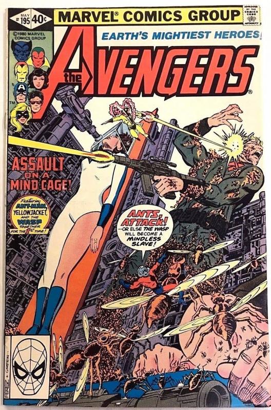 AVENGERS#195 VF/NM 1980 MARVEL BRONZE AGE COMICS