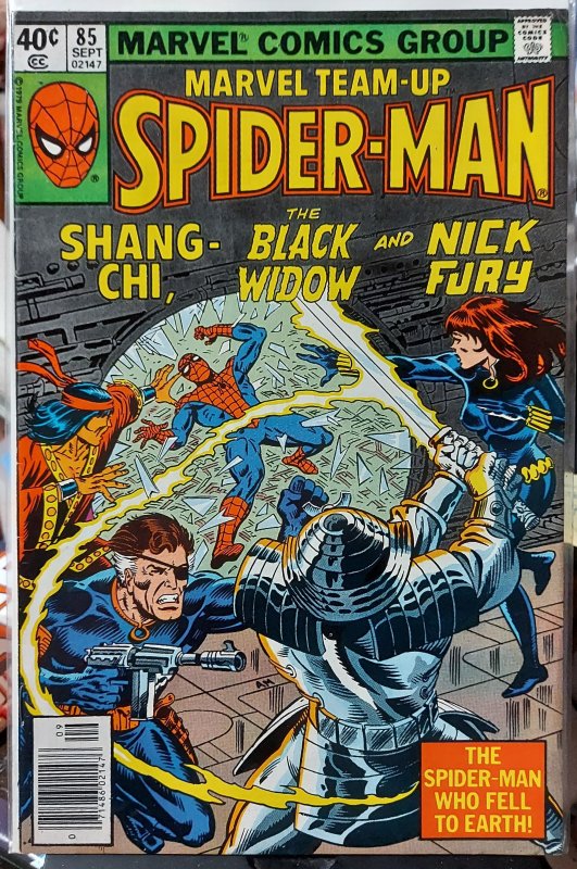 Marvel Team-Up #85 Shang-Chi/Black Widow/Nick Fury Newsstand Edition