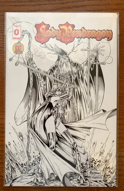 Lady Pendragon #0 Dynamic Forces Sketch Cover (1999)