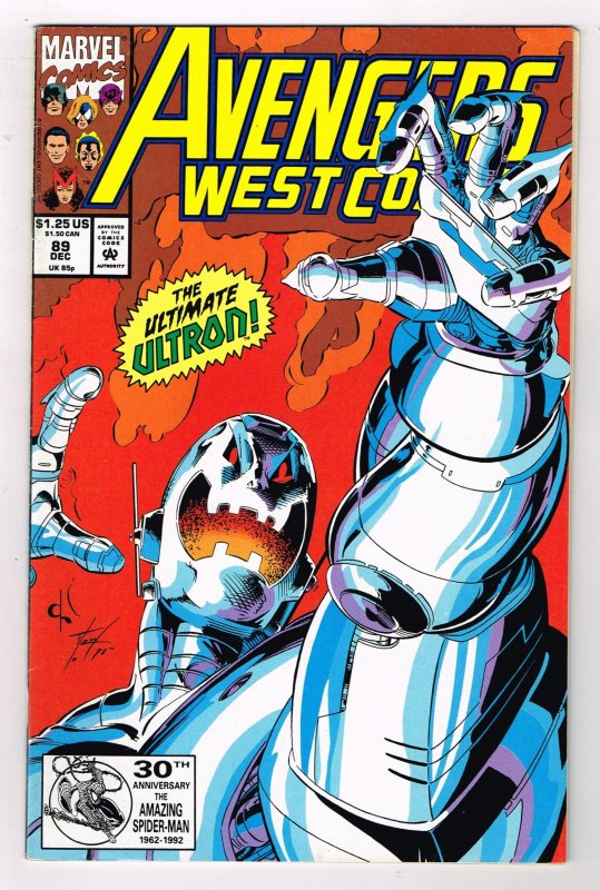 Avengers West Coast #89 (1992)    Marvel Comics