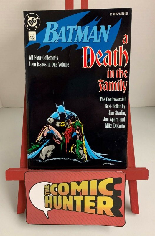 Batman Death In The Family 1988 First Edition Paperback Jim Starlin 