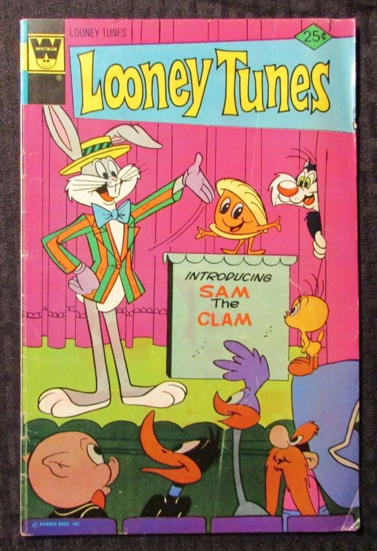 1975 LOONEY TUNES #5 VG+ 4.5 Whitman Logo Variant - Bugs Bunny & Sam The Clam