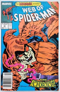 Web of Spider-Man #47 NEWSSTAND (NM-)(1989)