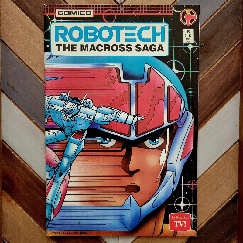 ROBOTECH: The MACROSS SAGA #6 (Comico 1985) Wraparound cover Blitzkrieg