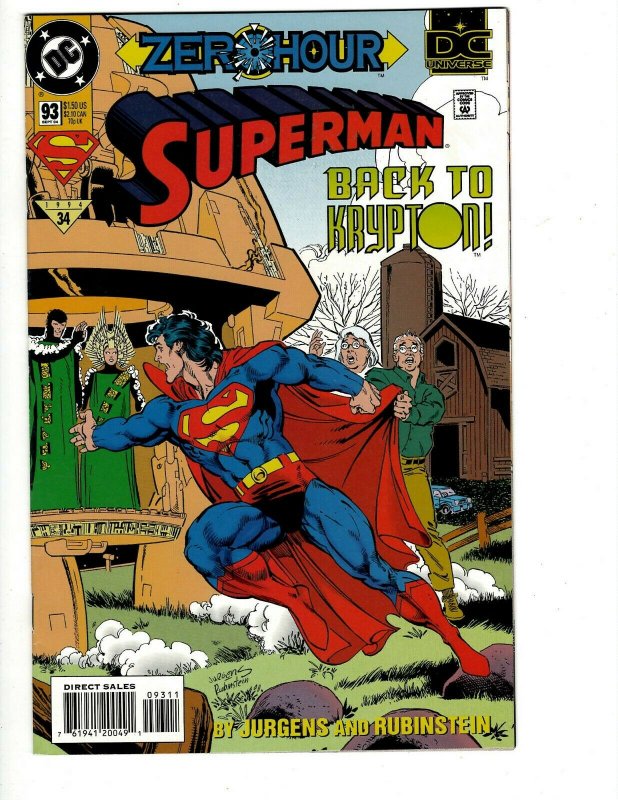 12 Superman DC Comics #64 82 84 85 86 87 88 89 90 91 92 93 Batman Krypton J409