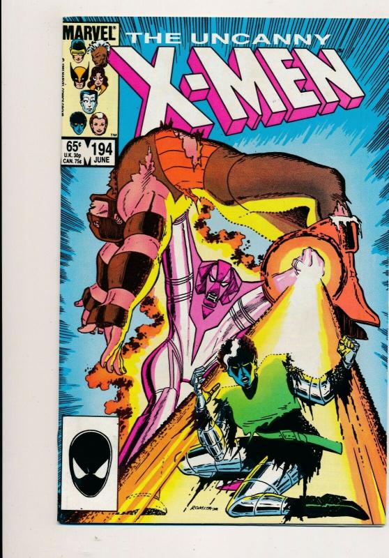 MARVEL Great LOT!!! UNCANNY X-MEN #194-196,199-200,202 VG/F (PJ71) 