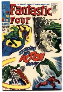 FANTASTIC FOUR #71 1968-SILVER AGE-JACK KIRBY ART-MARVEL VF