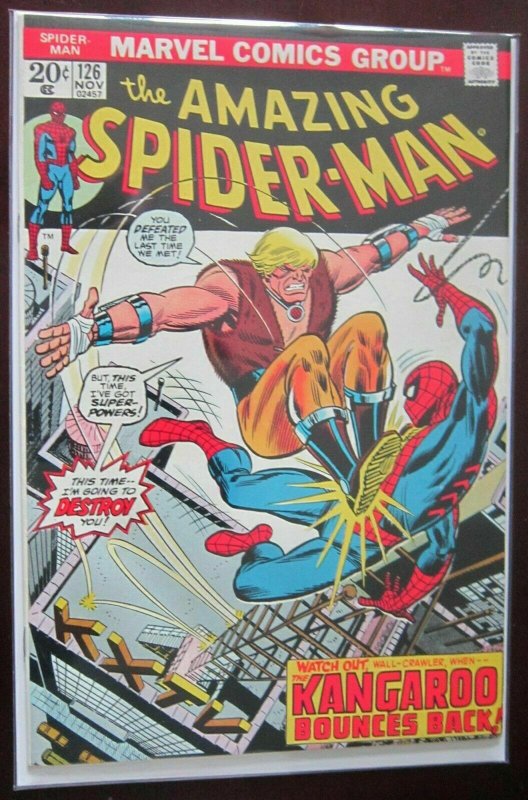 The Amazing Spider-Man h2o damage #126 5.0 VG/FN (1973)