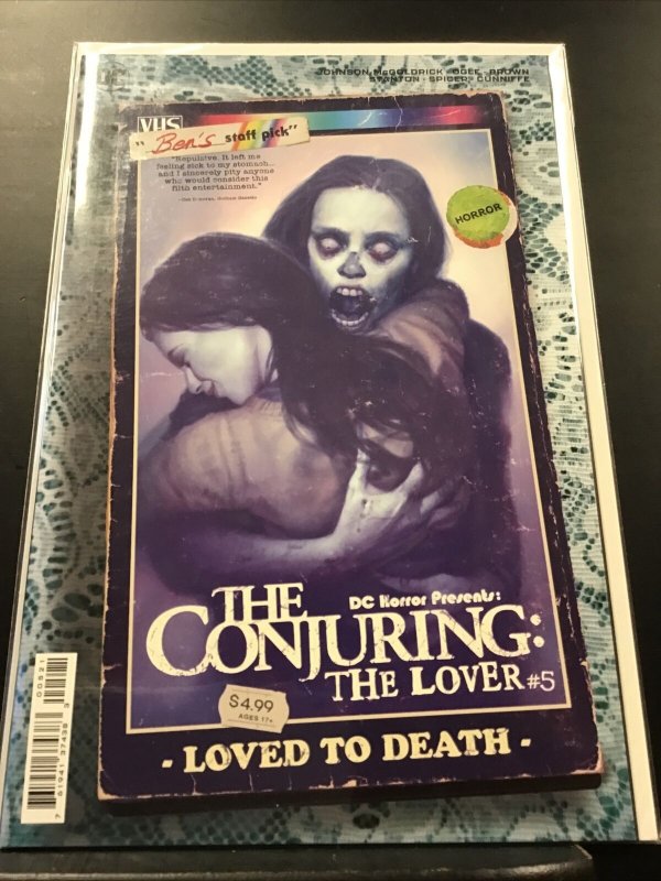 DC HORROR PRESENTS THE CONJURING THE LOVER #1 2 3 4 5 / COVER B RYAN BROWN SET
