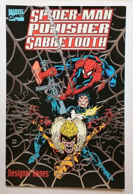 Spider-Man, Punisher, Sabretooth: Designer Genes (1993, Marvel) NM   