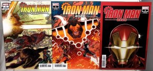 IRON MAN 2020 #6 Variant Cover Set Simone Bianchi Ron Lim Superlog Marvel Comics