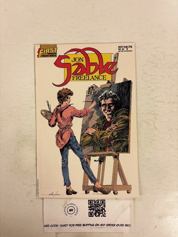 Jon Sable Freelance #36 NM First Comic Books MIke Grell 13 HH110