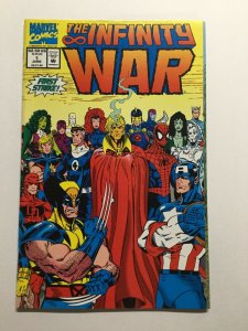 The Infinity War 1 Near Mint Nm Marvel