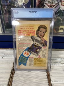 NELLIE THE NURSE #1 CGC 5.5 OW PAGES  MARVEL COMICS 1945