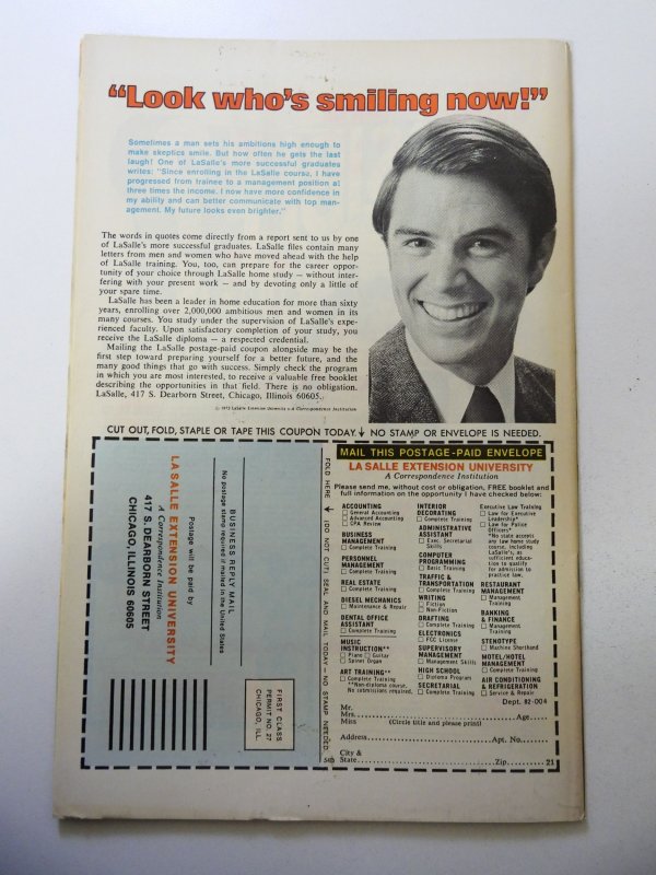 Super-Villain Team-Up #9 (1976) FN+ Condition manufactured w/ two extra staples