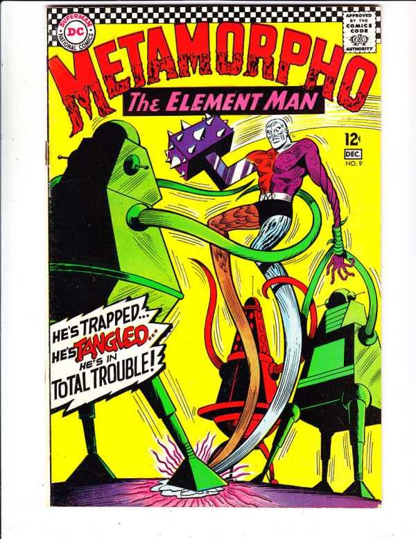 Metamorpho the Element Man #9 (Dec-66) VG+ Affordable-Grade Metamorpho, Simon...