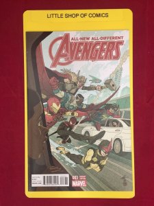 All New All Different Avengers #3 Chan Variant VFNM Ms Marvel Miles Jane Foster
