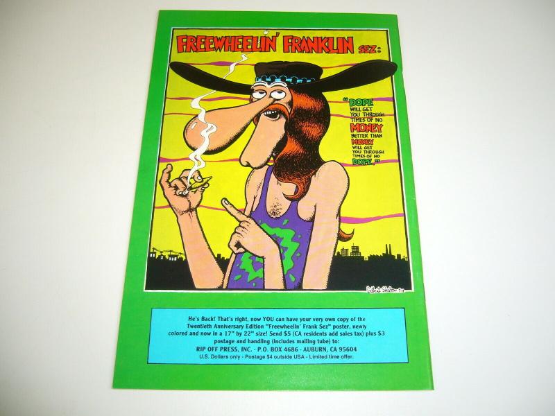 Freak Brothers #2 VF/NM (16th) rip off press - gilbert shelton underground comix