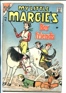 MY LITTLE MARGIE'S BOY FRIENDS #9-1957-CHARLTON-WACKY-TV SERIES-fr/good