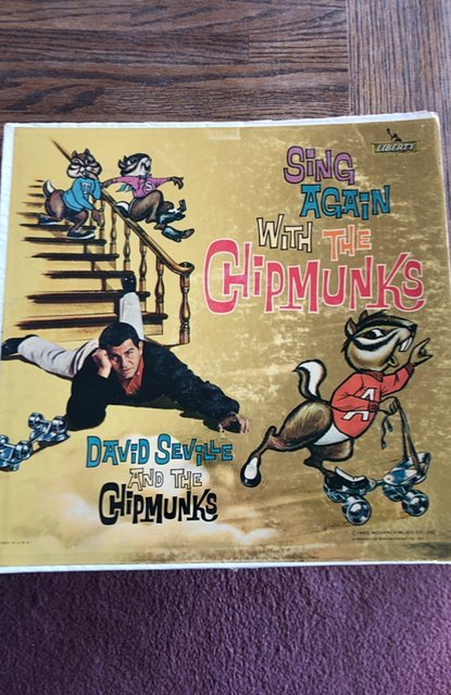 Sing again w/the Chipmunks LP sleeve only(no LP!)1960