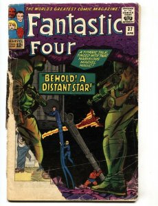 FANTASTIC FOUR #37 1965-JACK KIRBY-MARVEL comic book-low grade