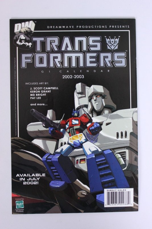 Transformers Generation One #2 Dreamwave  (2002) NM