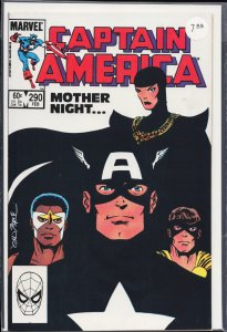 Captain America #290 (1984) Captain America [Key Issue]