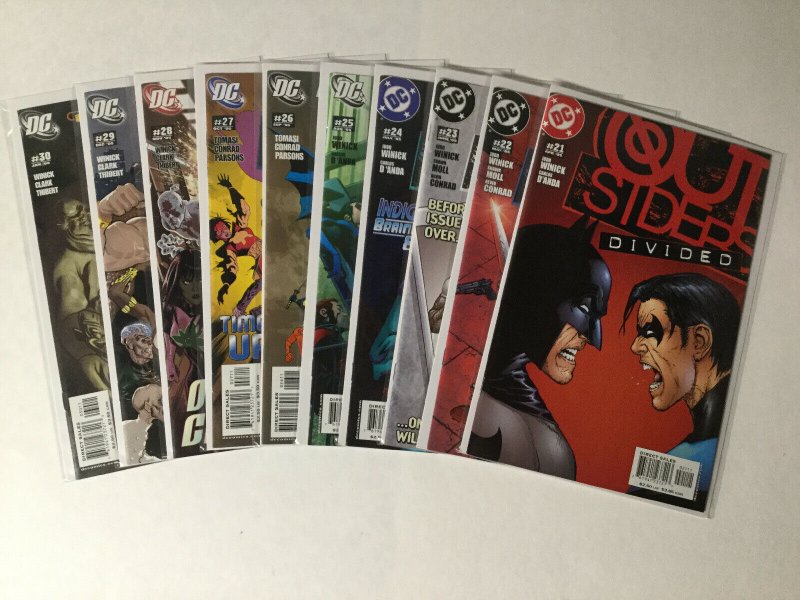 Outsiders 1 2 3 4 5 6 7 8 9 10 11 12 13-50 Complete Lot Set Run Nm Near Mint Dc