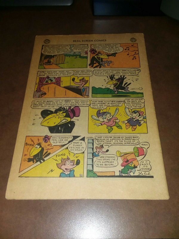 Real Screen Comics #57 dc Comics 1953 fox and the crow golden age funny animal