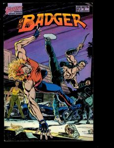 11 Comics Badger # 1 2 3 4 5 6 7 8 9 Haunted Library # 64 Black Hole # 3  EK4