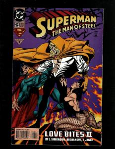 Lot of 12 Superman DC Comic Books #34 35 37 39 40 41 42 43 44 46 47 49 J341 