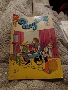 PONYTAIL #19 Charlton Comics 1970 bronze age girls cartoon vee / holly cover